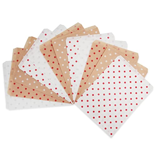 CuteBox Flache Papier-Geschenktüten (21,6 x 27,9 cm) für Waren, Handwerk, Gastgeschenke, Einzelhandel, 400 Stück