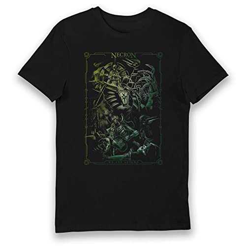 Bioworld Warhammer 40.000 Necron Army Erwachsene T-Shirt, Schwarz , XXL