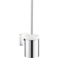 Hansgrohe pura vida wc-bürste mit halter aus keramik chrom