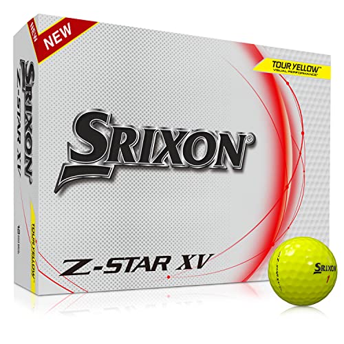 Srixon Z Star XV 8 - Dutzend Premium Golfbälle - Tourenlevel - Performance - Urethan - 4 Stück - Premium Golf Zubehör und Golf Geschenke