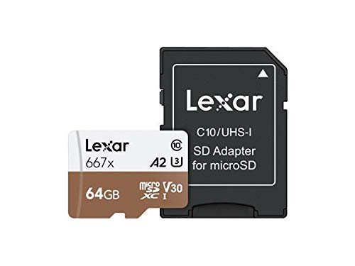Lexar High-Performance 667x microSDXC UHS-I U3 64GB
