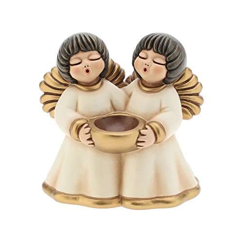 THUN die klassischen Paar Sissi Kleine, Keramik, Elfenbein, 12.2 x 9.9 x 13.4 cm