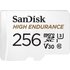SanDisk High Endurance Monitoring miniSDXC-Karte 256GB Class 10, UHS-I, UHS-Class 3, v30 Video Speed