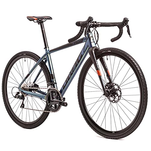 Airtracks Herren Gravel Fahrrad 28 Zoll Gravel Bike Drag 5.0 Shimano SORA R3000 18 Gang - UD Carbon Gabel - 55cm (Körpergröße 175-188cm)