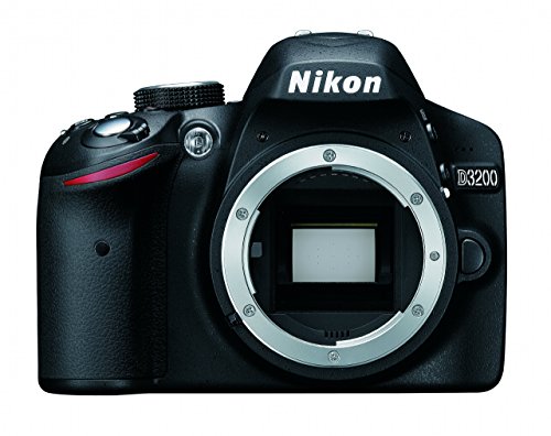 Nikon D3200 SLR-Digitalkamera (24 Megapixel, 7,4 cm (2,9 Zoll) Display, Live View, Full-HD) nur Gehäuse schwarz (Generalüberholt)