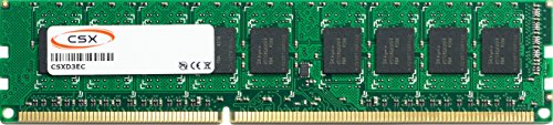 CSX CSXD3EC1333L2R8-4GB 4GB DDR3-1333MHz PC3L-10600E 2Rx8 256Mx8 18Chip 240pin CL9 1.35V LV ECC Unbuffered DIMM Arbeitsspeicher