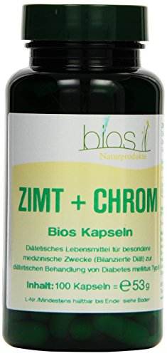 Bios Zimt und Chrom, 100 Kapseln, 1er Pack (1 x 53 g)