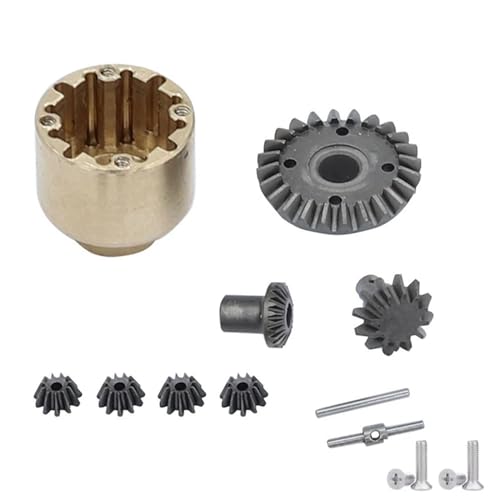 POSLAB for FMS FCX24 Metall vorne Hinterachse Differential Diff Gear, 1/24 RC Car Upgrades Teile Zubehör