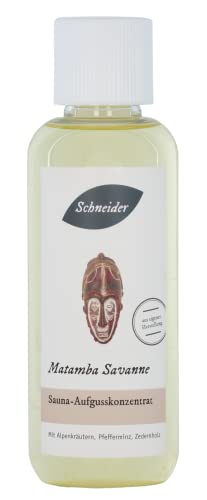 Saunabedarf Schneider - Aufgusskonzentrat, Saunaaufguss Matamba Savanne 250ml