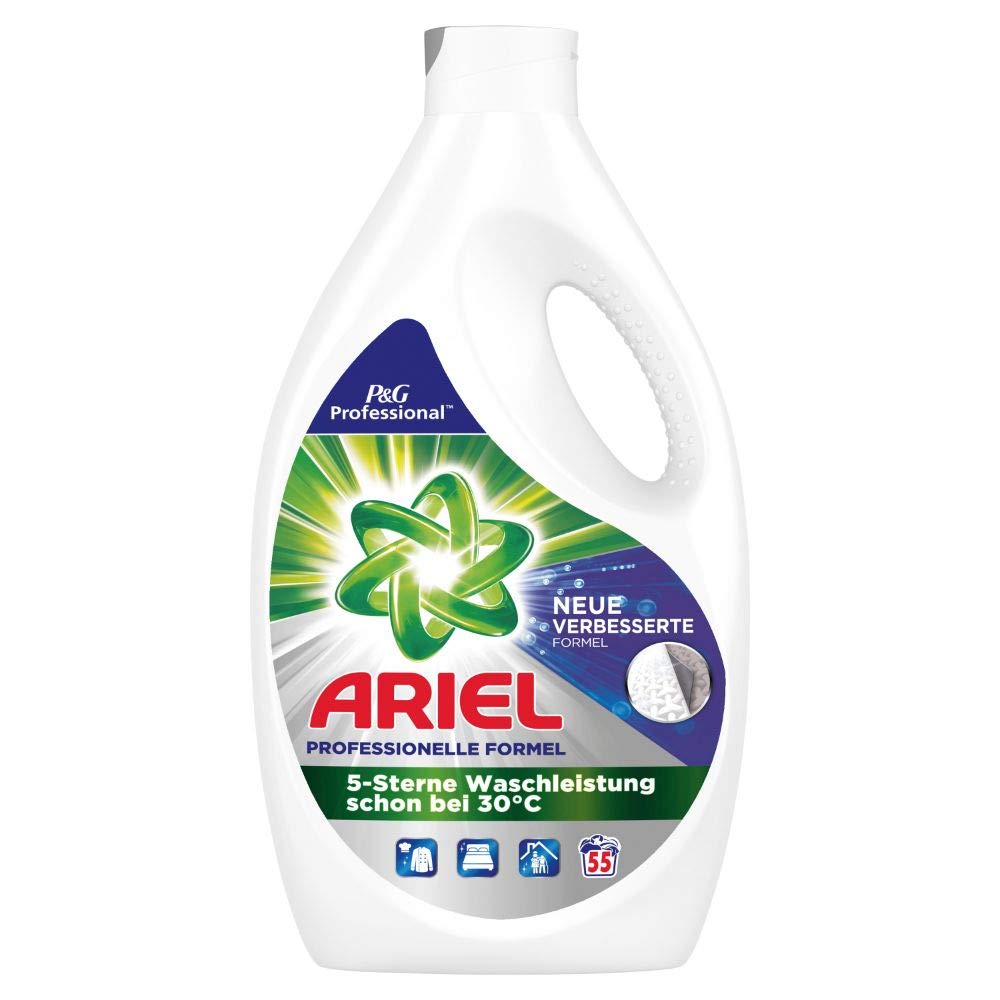 Ariel Professional Vollwaschmittel flüssig Vollwaschmittel 3,025 L – 55 Waschladungen