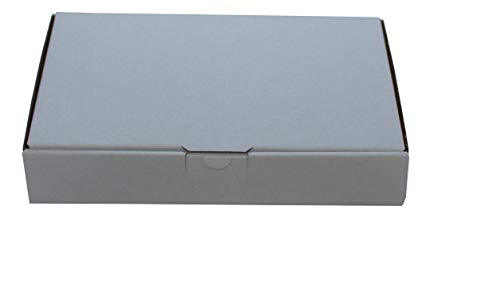 100 St. Maxibriefkarton 240 x 160 x 45 mm DIN A5 weiß Warensendung Faltkarton, Warenpost, Klappdeckelkarton