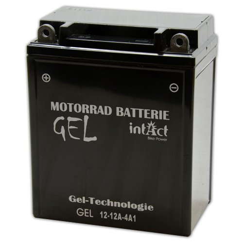 Motorrad Batterie Gel 12 V 12 AH - 51211 - 12N-12A-4A-1 - YB12A-A - CB12A-A - 512011012 - GEL-Technologie