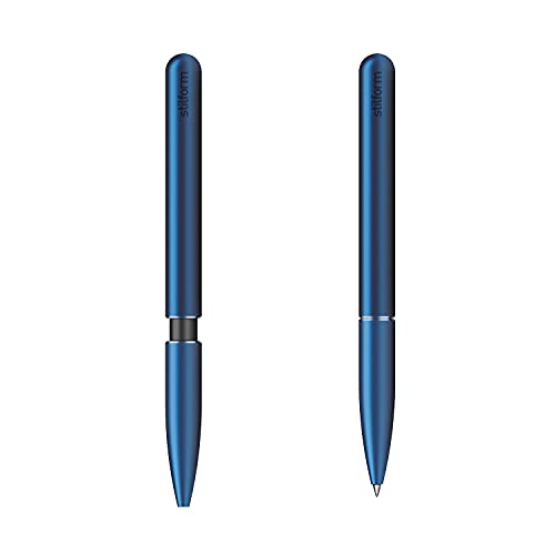 stilform 200031 Kugelschreiber aus Aluminium – patentierter Pen, verschiebbare Kappe mit Magnetmechanismus, Night Sky