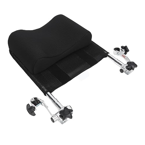Rollstuhl-Kopfstütze, Verstellbare Rollstuhl-Nackenstütze, Komfortabler Anti-Seitensturz für Rollstuhlzubehör