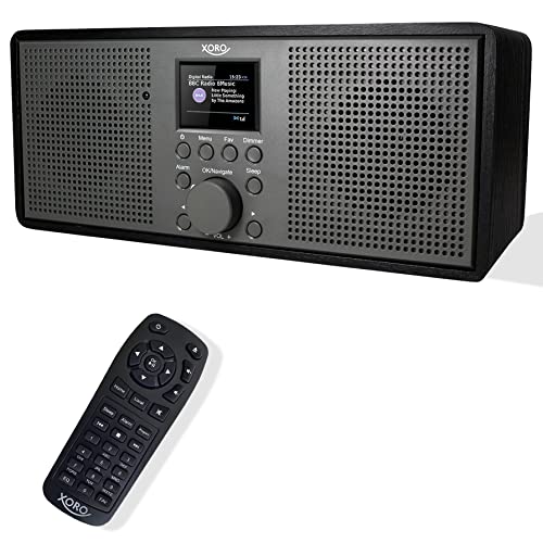 Xoro DAB 700 IR WLAN Internet Radio (DAB+, Spotify Connect, BT 4.0, Farb-Display, 2x10 Watt, Weckfunktion, 12V=) schwarz