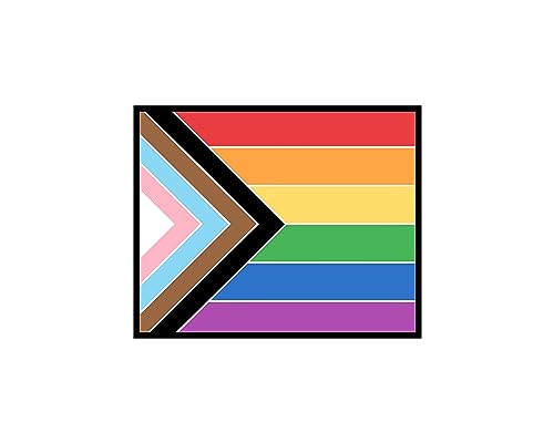 Poster Master LGBTQ Poster – Progressive Pride Regenbogenflagge Druck – Inklusivitätskunst – Geschenk für Männer, Frauen & Schwule – lebendige Wanddekoration für Schlafzimmer, Wohnzimmer, Büro oder