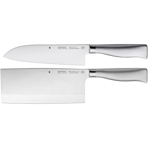 WMF Grand Gourmet Asia Messerset 2teilig, Made in Germany, 2 Messer geschmiedet, Küchenmesser, Spezialklingenstahl