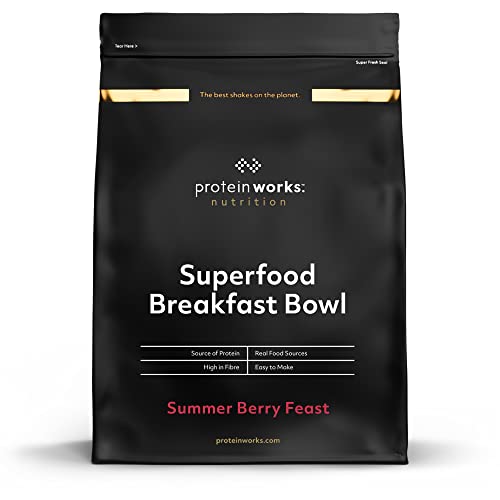 Superfood Breakfast Bowl | Summer Berries | Proteinreich | Protein Works | 2.4kg