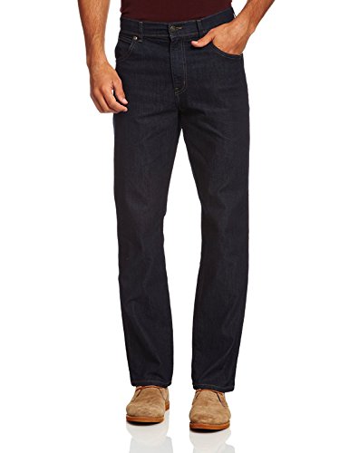 Wrangler Herren Tapered Jeans Regular Fit Str, Blau, Gr. W32/L34
