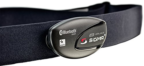 Sigma Sport R1 Duo Ant+ / Bluetooth Smart Herzfrequenz-Transmitter mit Comfortex Gurt
