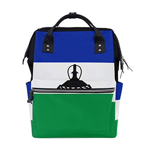 Lesotho Flagge Mama Taschen Mutter Tasche Wickeltasche Daypack Wickeltaschen für Babypflege