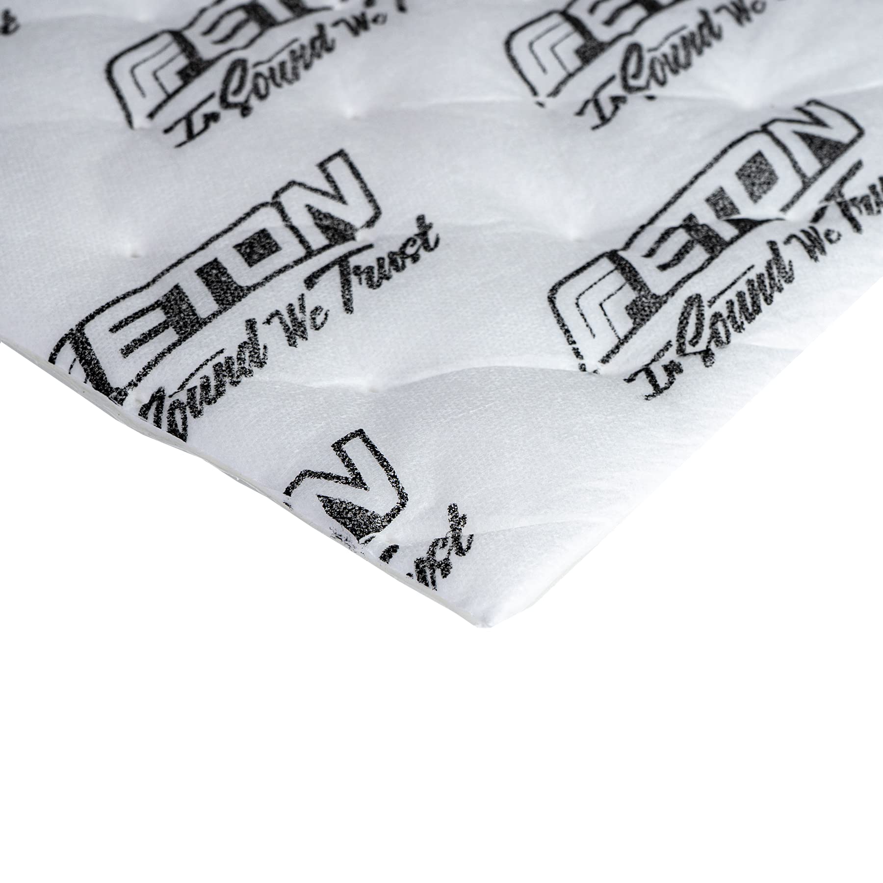 ETON NOISEKILL Fleece 18 Polyester Dämmvlies für Autos, Anti Vibrationsvlies zur Türdämmung, Selbstklebende Akustikmatten, 18 mm, 4 Stück à 500 x 700 mm