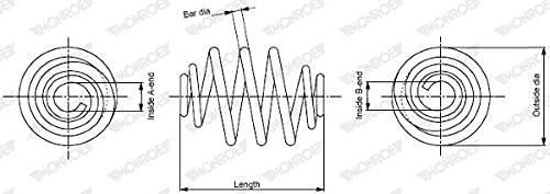 Monroe SP0427 Oespectrum Spiralfeder