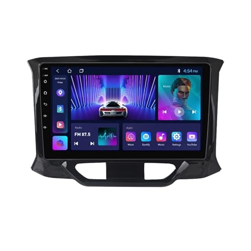 Für Lada X-RAY 2015-2019 Android 12 Autoradio Mit Wireless Carplay Android Auto, 9 Zoll Touchscreen Autoradio Mit GPS Navigation HiFi Bluetooth DSP RDS + Rückfahrkamera (Size : M700S - 8 Core 8+128G