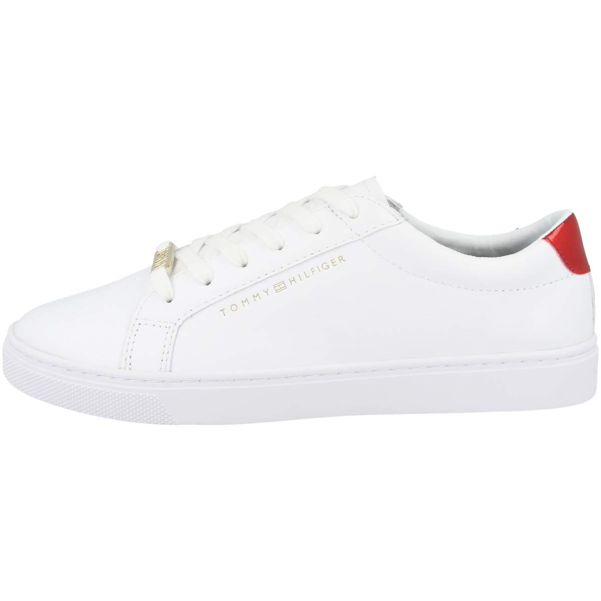 Tommy Hilfiger Damen Sneakers Essential Sneaker, Weiß (Rwb), 41