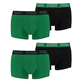 PUMA Herren Shortboxer Unterhosen Trunks 4er Pack, Wäschegröße:M, Artikel:-004 Amazon Green