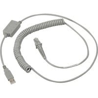 Datalogic 90 A051922 USB-Kabel, Typ A, Optional Topf oder wenn Externe Stromversorgung, gewickelten, cab-412, 9 'Länge