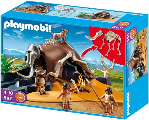 Playmobil 5101 - Mammutknochen-Zelt mit Jägern