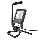 LEDVANCE LED Arbeitslicht, Leuchte für Außenanwendungen, Kaltweiß, Tripod-Ständer, LED Worklight, 1 x 30 Watt