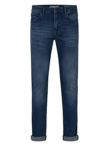 Petrol Industries Herren Seaham Slim Jeans, Blau (Dark Coated 5804), 29W / 34L