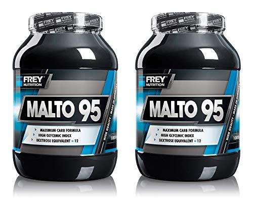 FREY Nutrition MALTO 95, Maltodextrin Pulver für den Muskelaufbau (2 Dosen - 2000 g)