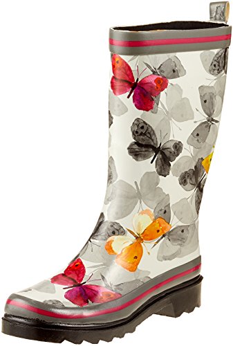 Beck Damen Schmetterling Gummistiefel, Mehrfarbig (Multicolor 50), 41 EU
