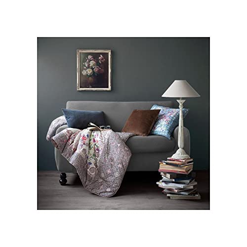 Caleffi - Sofabezug, elastisch, Melange, einfarbig, 1-Sitzer, anthrazit