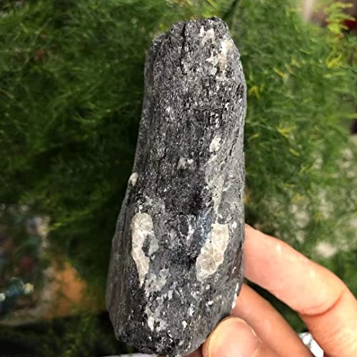 Natürliche Kristallraue Heimdekoration 1 Stück 100–300 g Rohe schwarze Turmalinprobe Kristalle und Steine ​​Metaphysische Luftreinigung for Steinsteine ​​PEIQIYIN ZUOSHUAAYIN ( Size : 1pc 200-300g )