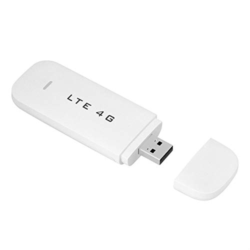 4G USB WiFi Dongle, 4G LTE USB Netzwerkadapter Drahtloser WiFi Hotspot Router Modem Stick, Weiß Tragbarer 100 Mbit/s Highspeed WiFi Hotspot(Without WiFi Function)