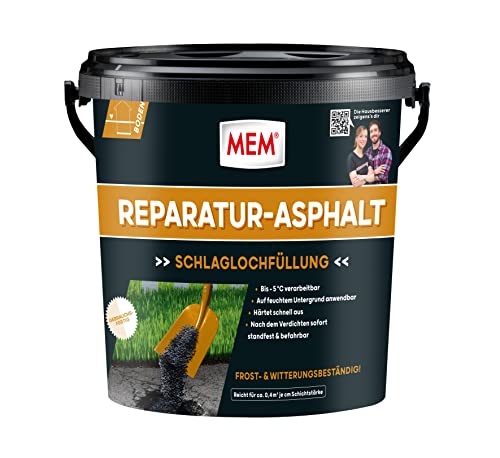 MEM Reparatur Asphalt schwarz, 10 kg
