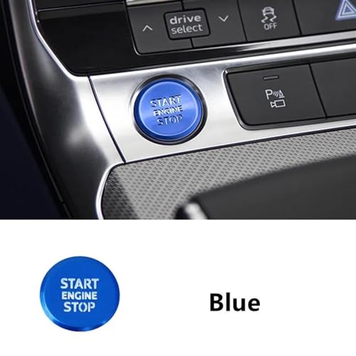 Zubehör Autoinnenraum Für A6 C7 C8 Konsole Getriebe Shift Motor Start Stop Taste Abdeckung Dekorative Aufkleber Auto Innen Zubehör Innenraum Von Autoteilen (Color : 5)