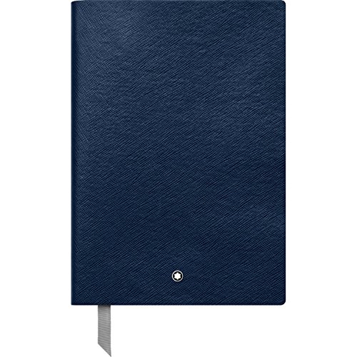 Montblanc Notebook 113593 Fine Stationery #146 - Leder Notizbuch A5 liniert mit Softcover - Farbe: Indigo - 192 Seiten