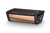 ENDERS Tischgrill »AURORA MIRROR«, BxT: 47x26 cm, Gold, mit LED