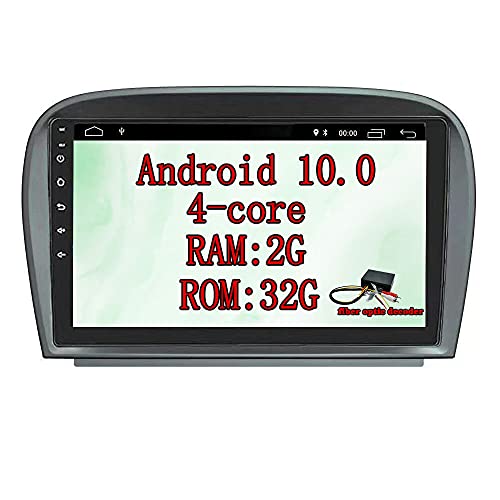 XISEDO Android 10.0 Autoradio In-Dash 9 Zoll Car Radio RAM 2G ROM 32G Autonavigation Car Radio für Mercedes-Benz SL-R230 SL350 SL500 SL300 SL550 (2005-2012)