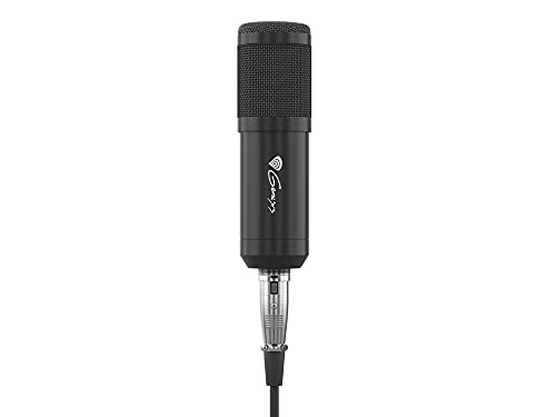 Genesis Radium 300 Studio XLR Professionelles Mikrofon mit Arm und POP-Filter, XLR-Anschluss, Cardiode