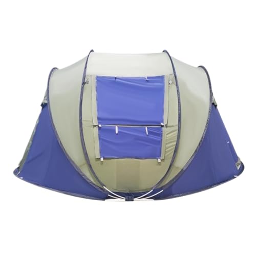 Tent Camping Outdoor-Camping-Zelt, Oxford-Stoff, for Mehrere Personen, Schnell Zu Öffnendes Wurfzelt, Tragbares Camping-Zelt, Markise Zelt (Color : Blue, Size : A)