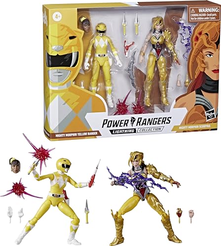 Hasbro Power Rangers Lightning Collection Mighty Morphin Yellow Ranger Vs. Scorpina 2-Pack Action Figure