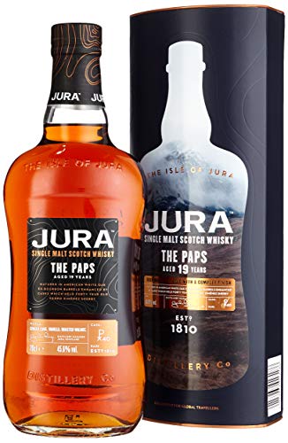 Jura The Paps 19 Years Old Single Malt Scotch Whisky mit Geschenkverpackung (1 x 0.7 l)