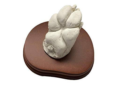 Machen Sie eine Skulptur Ihrer Hände in 3D, alles, was nötig ist, um die Fußspuren in 3D zu machen. Geschenkset für Taufen, Hochzeiten, Muttertag, Vatertag, Weihnachten, etc. (Maskottchen, 2 Beine (mit Ständer))