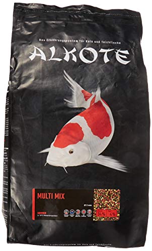 AL-KO-TE, 1-Jahreszeitenfutter für Kois, Sommermonate, Schwimmende Pellets, 3 mm, Hauptfutter Multi Mix, 3 kg